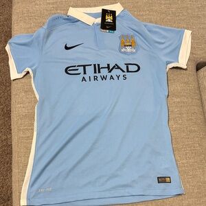 Nike Light Blue Manchester City Jersey
